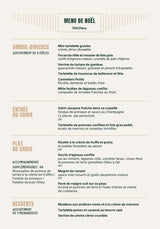 Menu de Noël